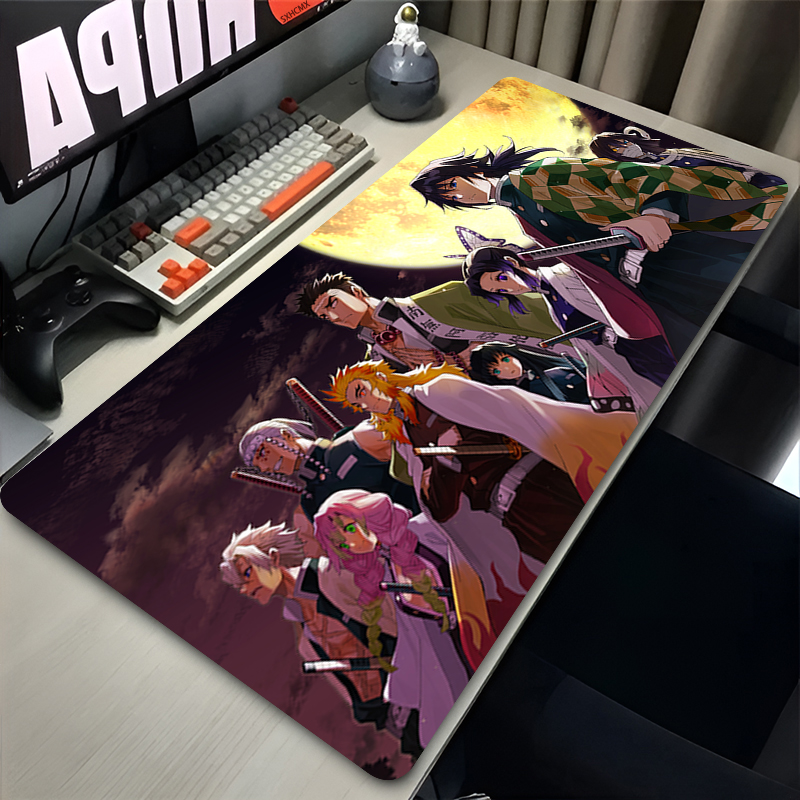 Mousepad Anime D-demon Slayer  - Gaming Keyboard Nearby reseña y precio