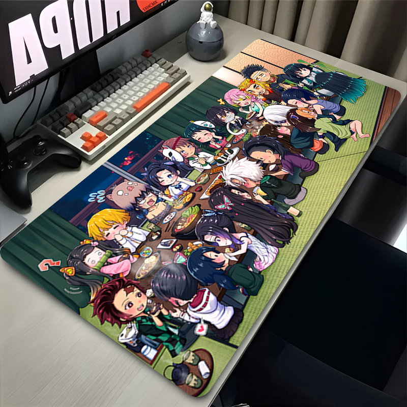 Mousepad Anime D-demon Slayer  - Gaming Keyboard Nearby reseña y precio