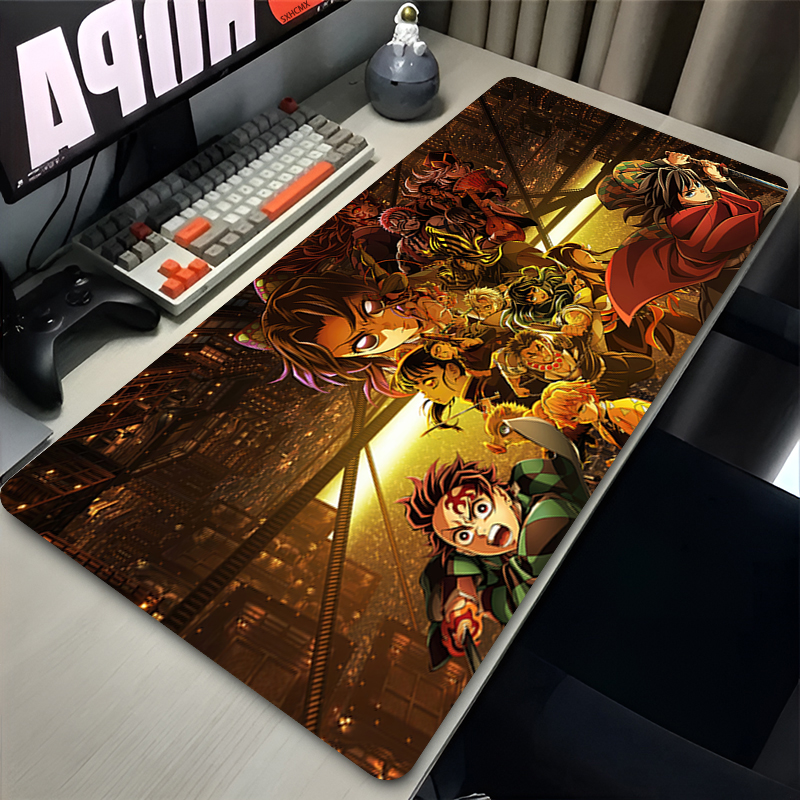 Mousepad Anime D-demon Slayer  - Gaming Keyboard Nearby reseña y precio