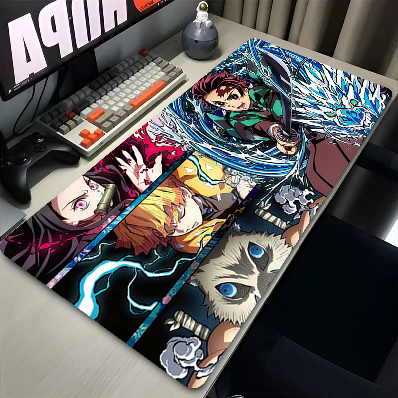 Mousepad Anime D-demon Slayer  - Gaming Keyboard Nearby reseña y precio