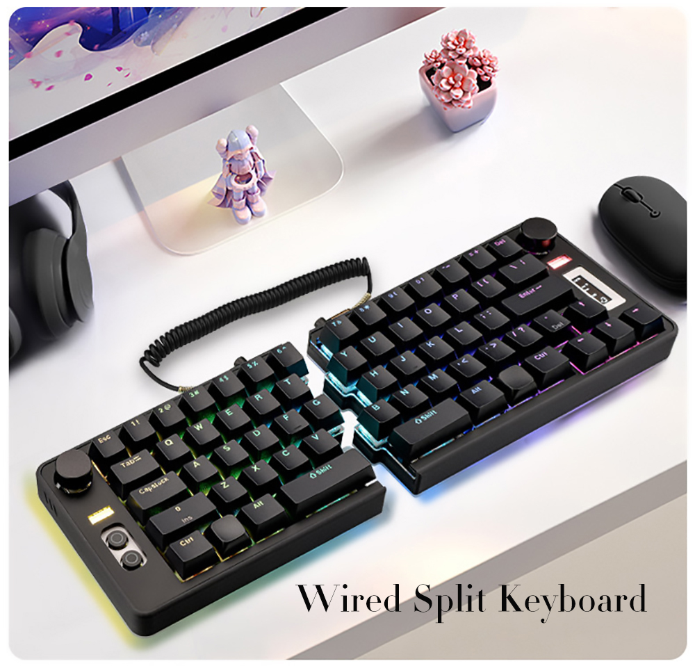Programmable Ergonomic Split K - Keyboard Gaming Mac reseña y precio