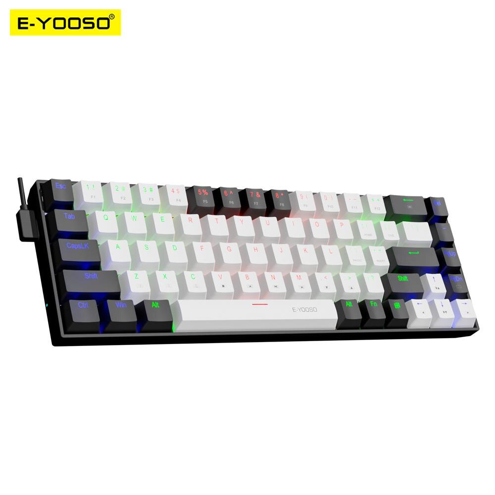 E-YOOSO Z686 USB Mini Slim Mec - Gaming Keyboard E Yooso reseña y precio
