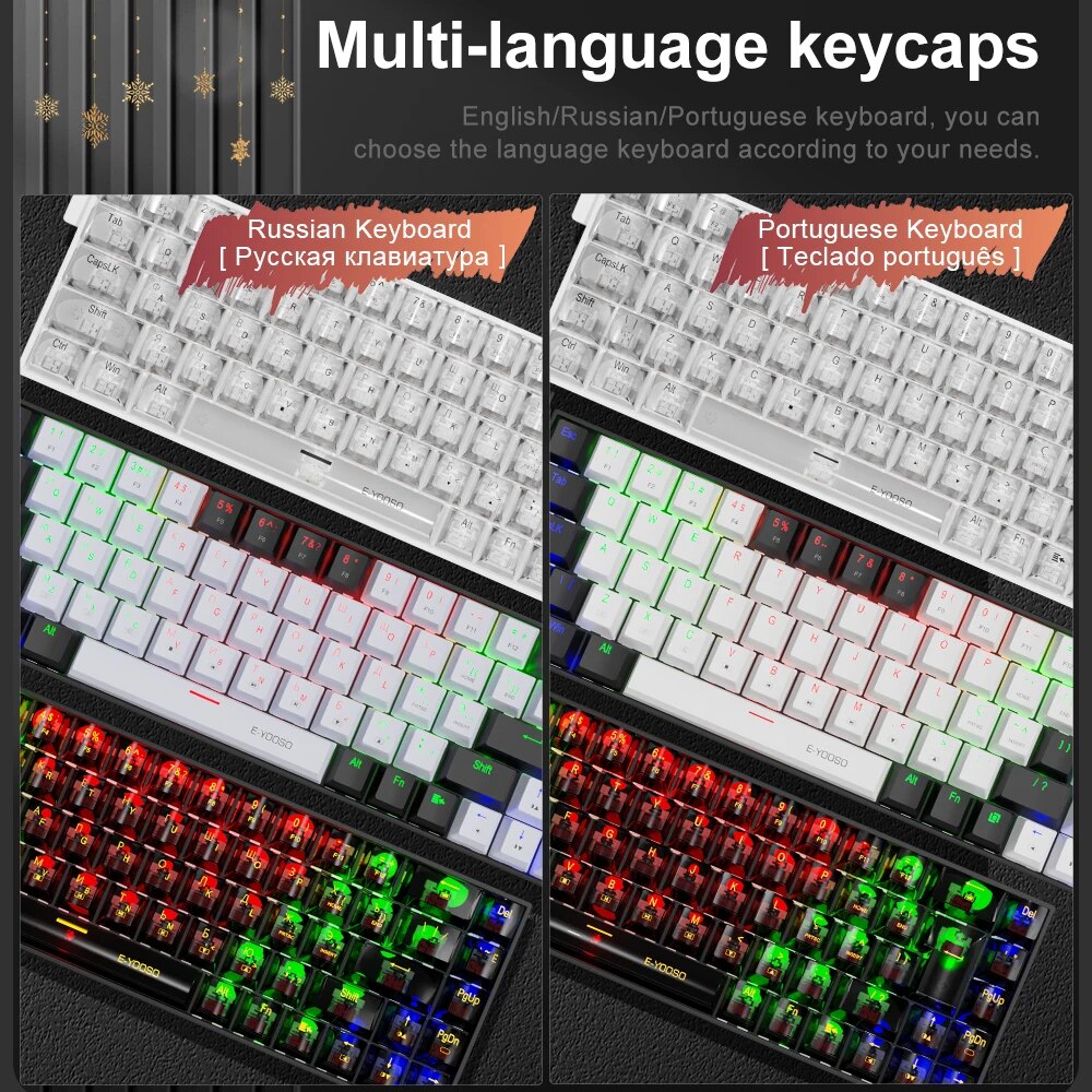 E-YOOSO Z686 USB Mini Slim Mec - Gaming Keyboard E Yooso reseña y precio