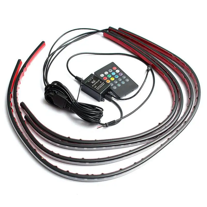 4x Waterproof RGB 5050 SMD Fle - Rgb Underglow Strip reseña y precio
