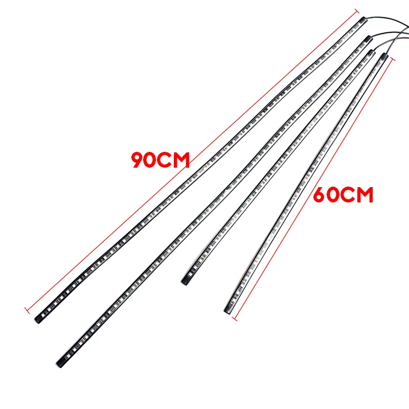4x Waterproof RGB 5050 SMD Fle - Rgb Underglow Strip reseña y precio