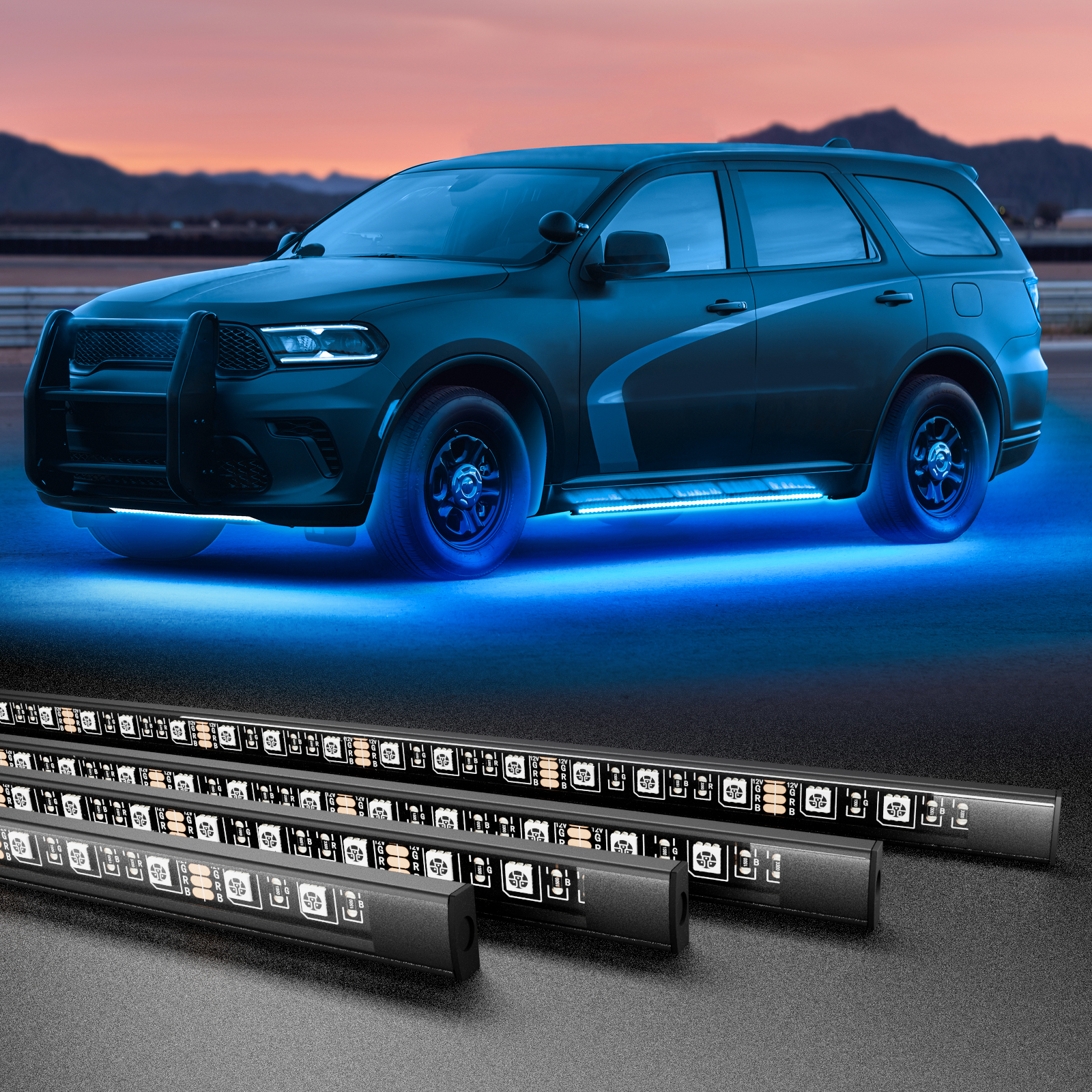 RGB Car Underglow Strip Lights - Rgb Underglow Strip reseña y precio