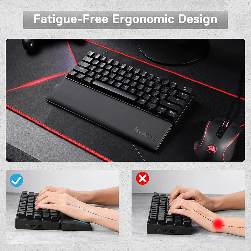 Redragon Gaming Keyboard Wrist - Gaming Keyboard Hand reseña y precio