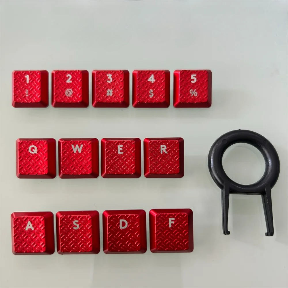 DIY Red translucent keycaps co - Gaming Keyboard Tkl reseña y precio