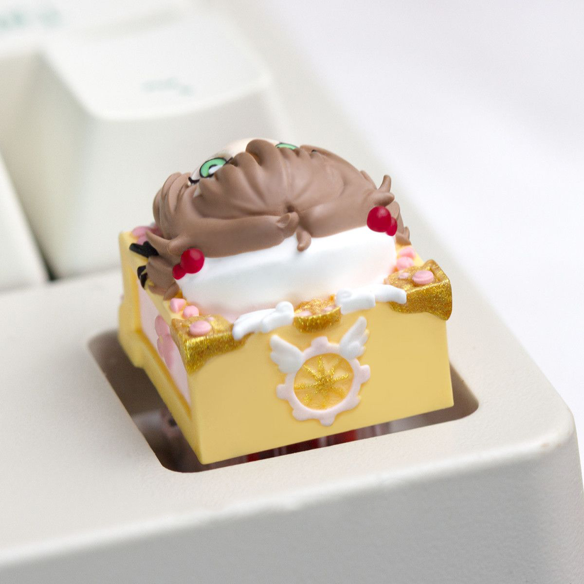 Anime Sakura Keycaps Hand-made - Gaming Keyboard Hand reseña y precio