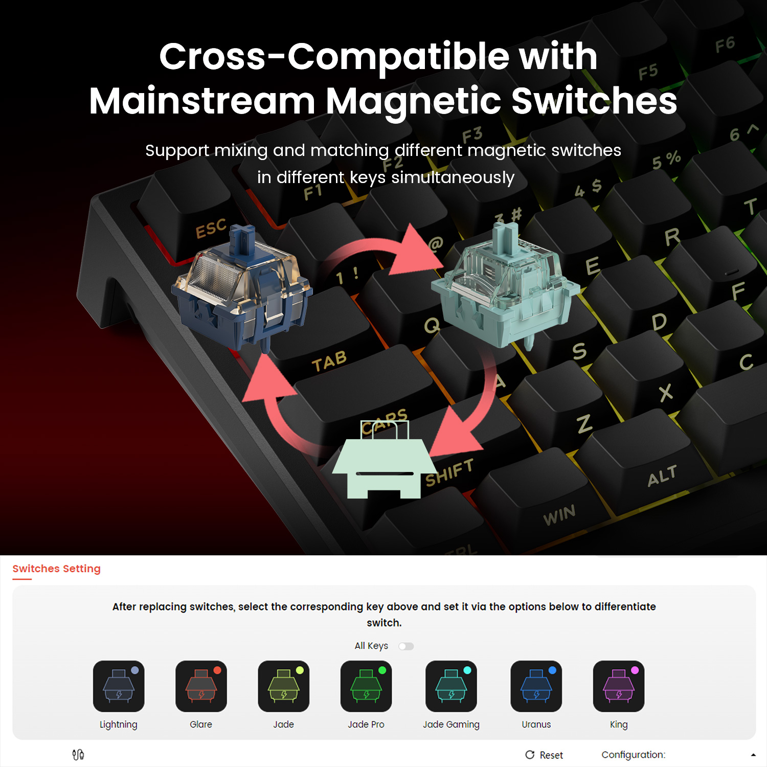 AKKO TAC75 HE Magnetic Switch  - Gaming Keyboard Expensive reseña y precio