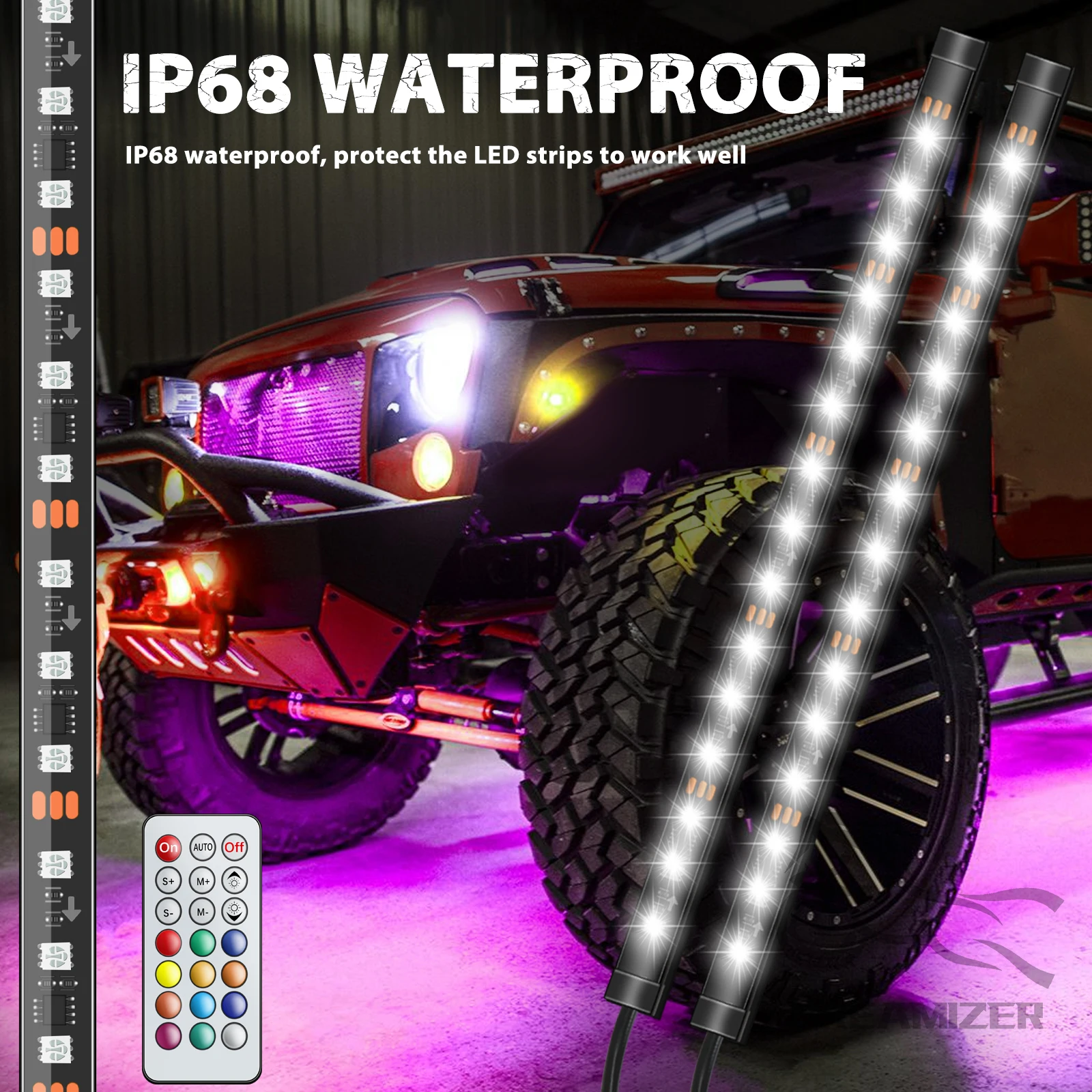 Car Flexible Underglow Strip L - Rgb Underglow Strip reseña y precio