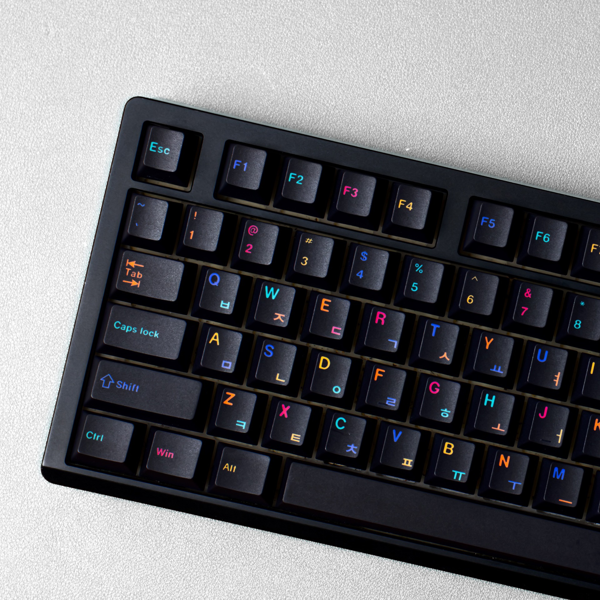 143 Keys Creative Keycaps PBT  - Keyboard Gaming Black reseña y precio