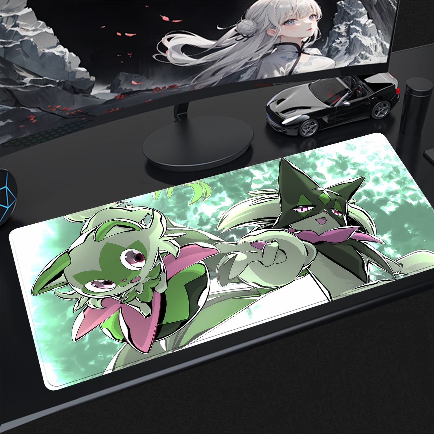 Kawaii Pokemon Meowscarada Gam - Gaming Keyboard Nearby reseña y precio
