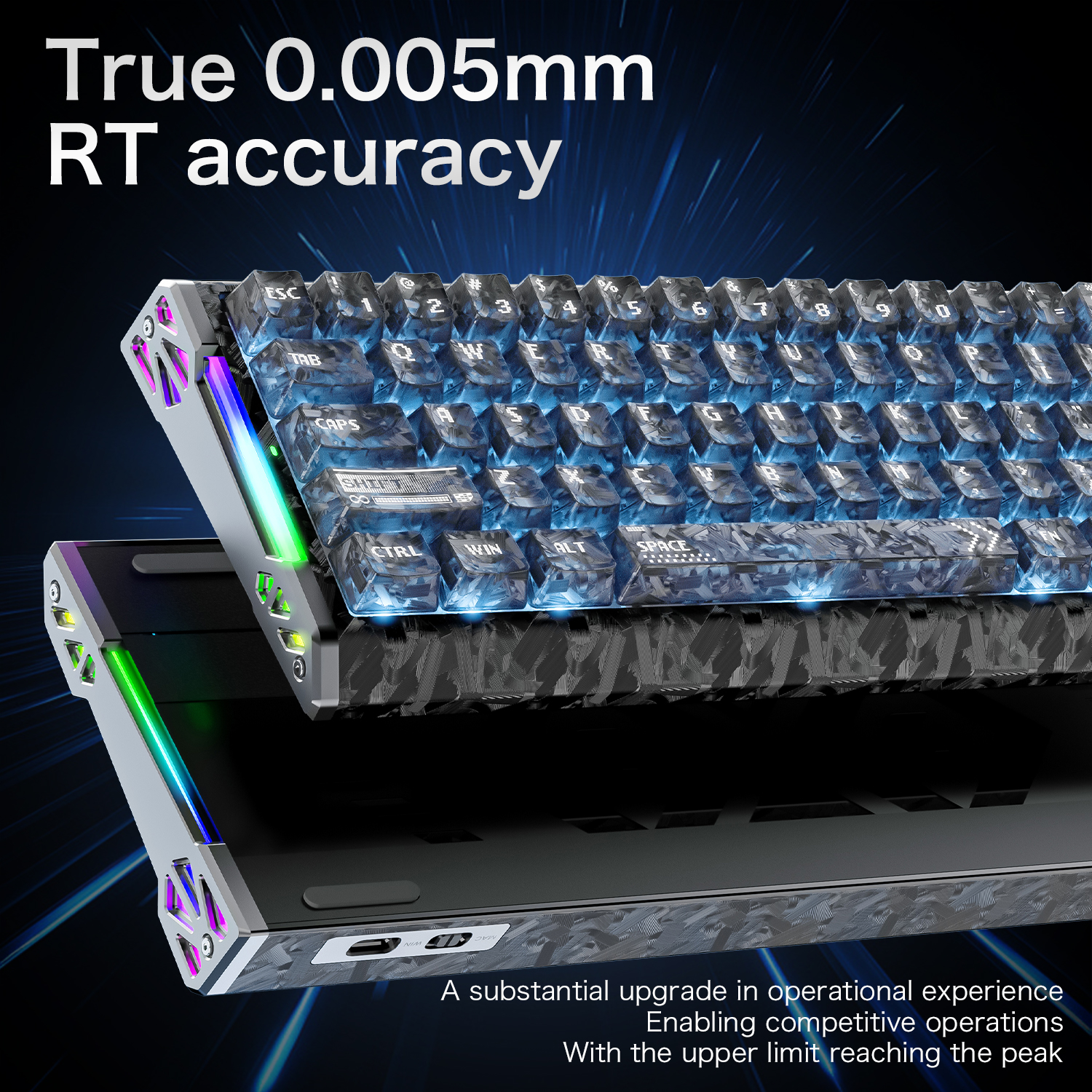 ATTACK SHARK R68 HE  magnetic  - Keyboard Gaming Mac reseña y precio
