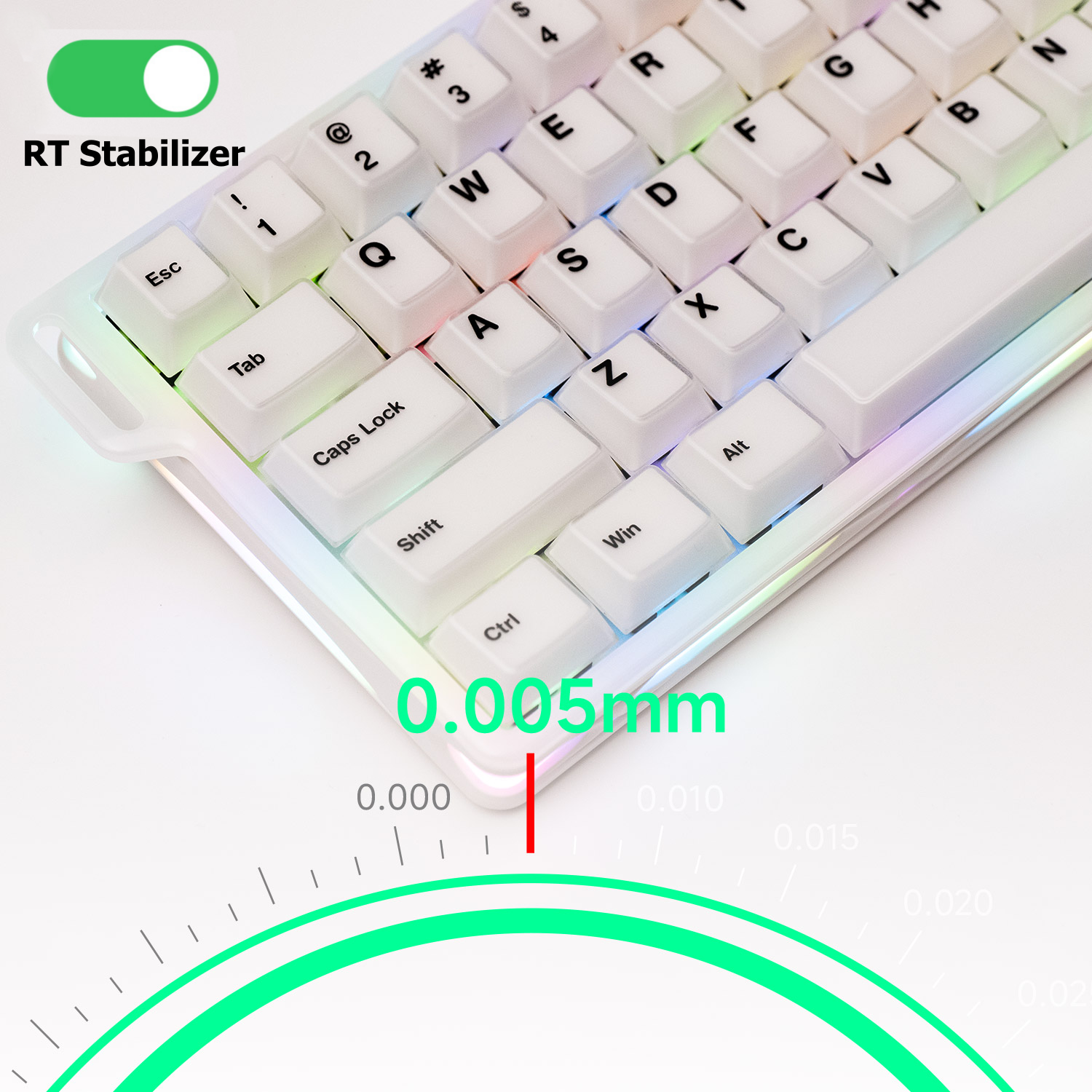 AKKO X MonsGeek Verve 68 HE Ke - Gaming Keyboard Typewriter reseña y precio