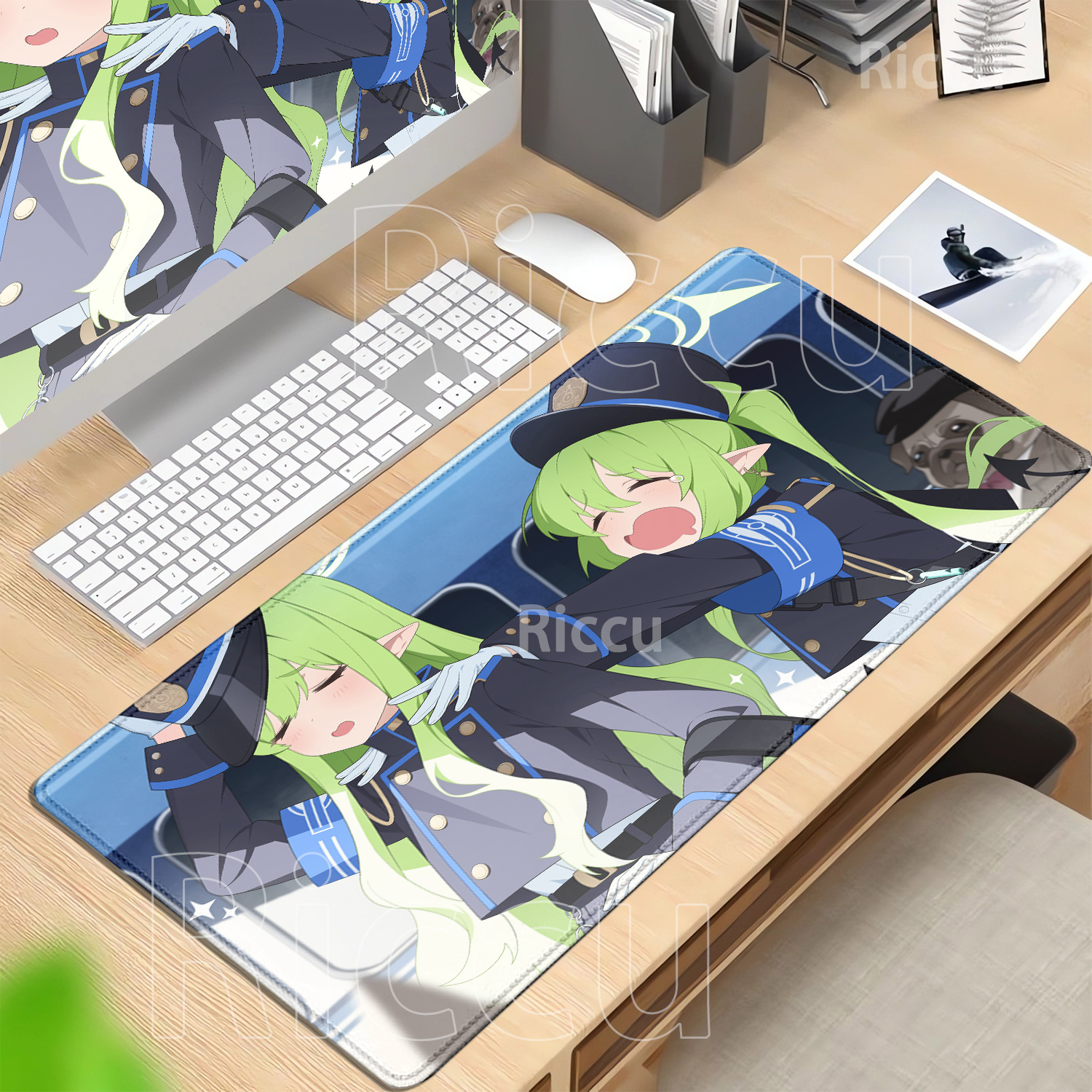 Gaming Mousepad Blue Archive H - Gaming Keyboard Typewriter reseña y precio