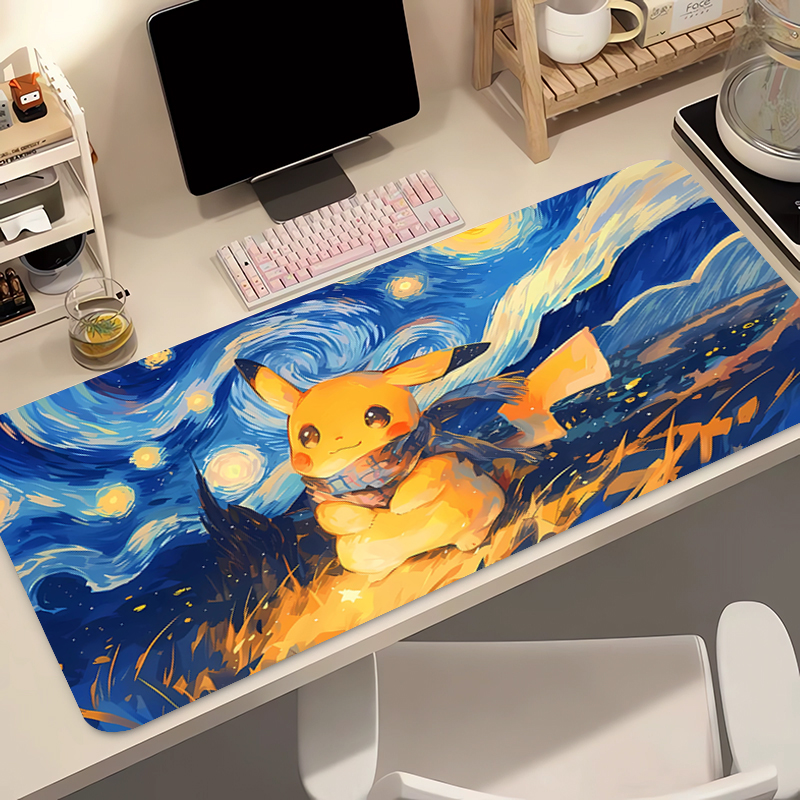 Anime Mouse Pad 90x40cm Pokemo - Gaming Keyboard Typewriter reseña y precio