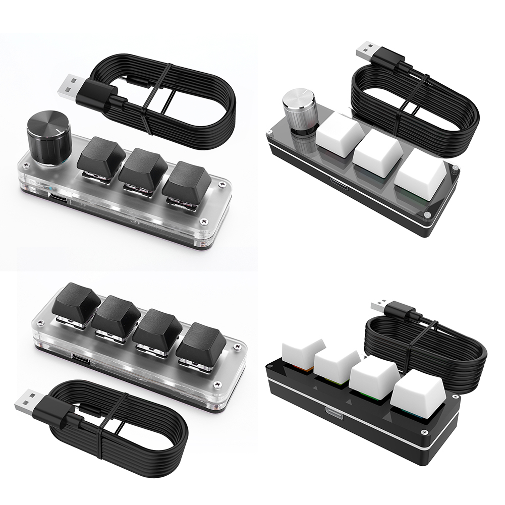 3 Key 1 Knob/4 Key One Handed  - Gaming Keyboard 1 Hand reseña y precio