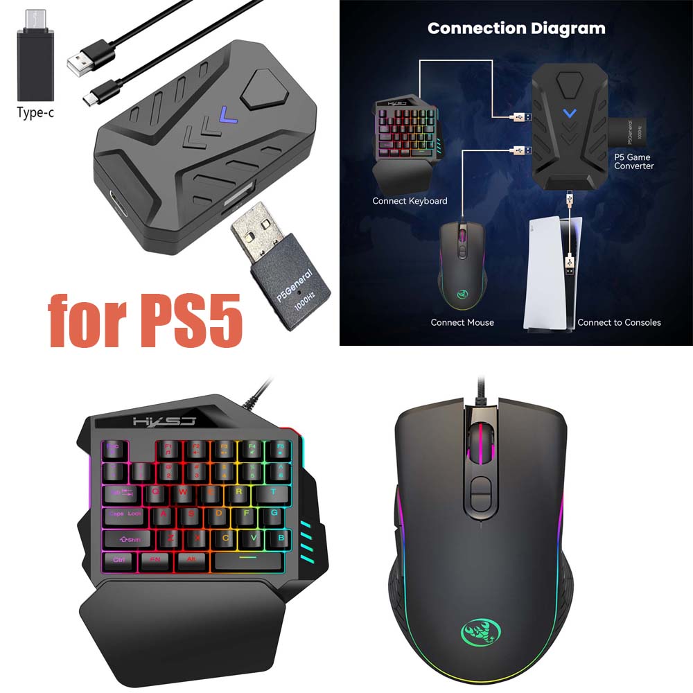 for PS5 Gaming Keyboard Mouse  - Gaming Keyboard Mouse Combo reseña y precio