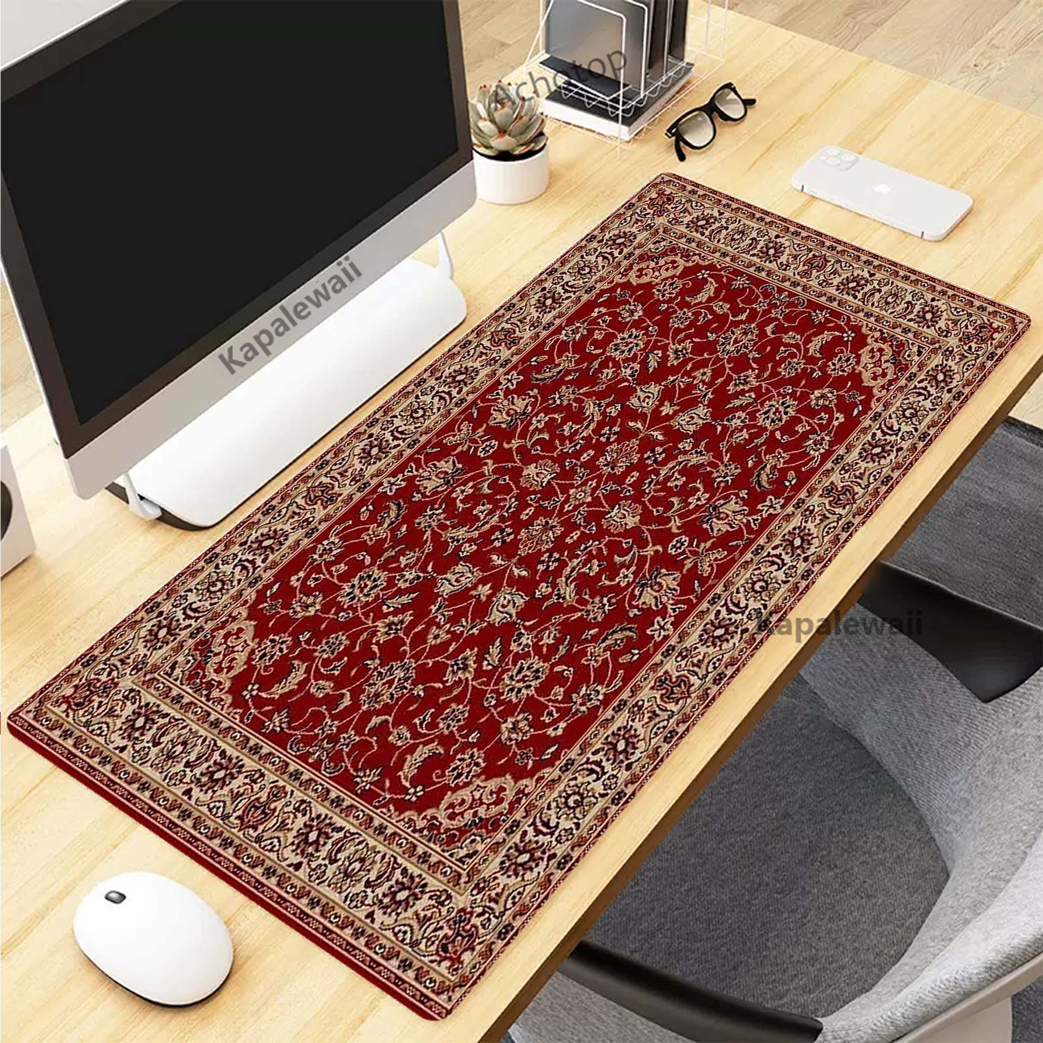 Retro Persian Carpet Mouse Pad - Gaming Keyboard Hand reseña y precio