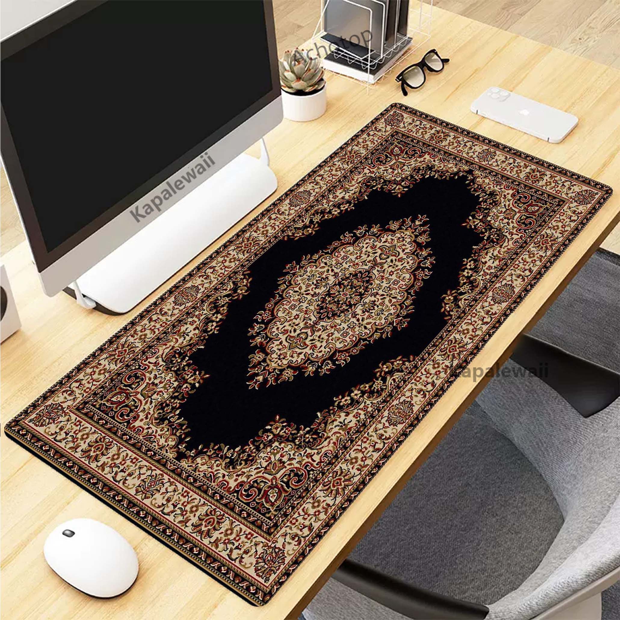 Retro Persian Carpet Mouse Pad - Gaming Keyboard Hand reseña y precio