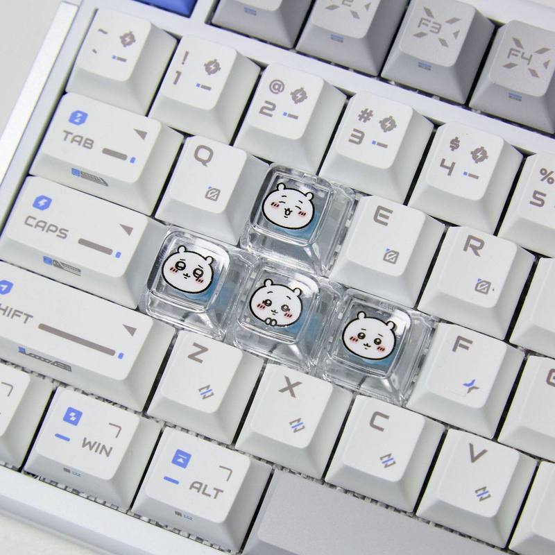 Chiikawa 4 Pcs Handmade Transp - Keyboard Gaming Transparent reseña y precio