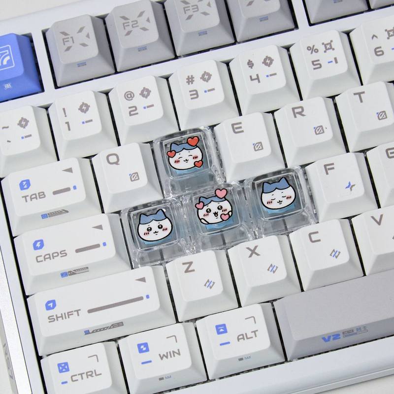 Chiikawa 4 Pcs Handmade Transp - Keyboard Gaming Transparent reseña y precio