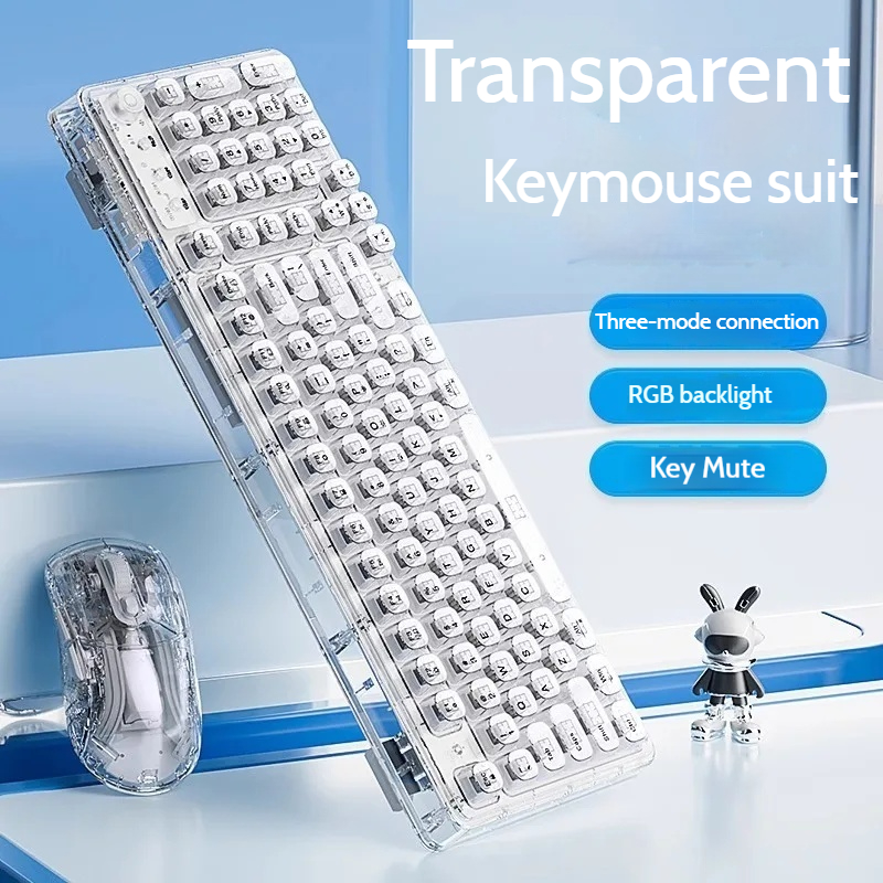 Leilin Z99 Ice Transparent Wir - Keyboard Gaming Transparent reseña y precio