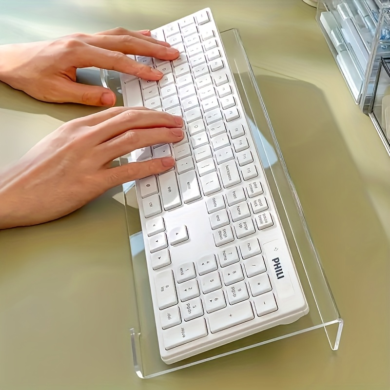 Acrylic keyboard stand, transp - Keyboard Gaming Transparent reseña y precio