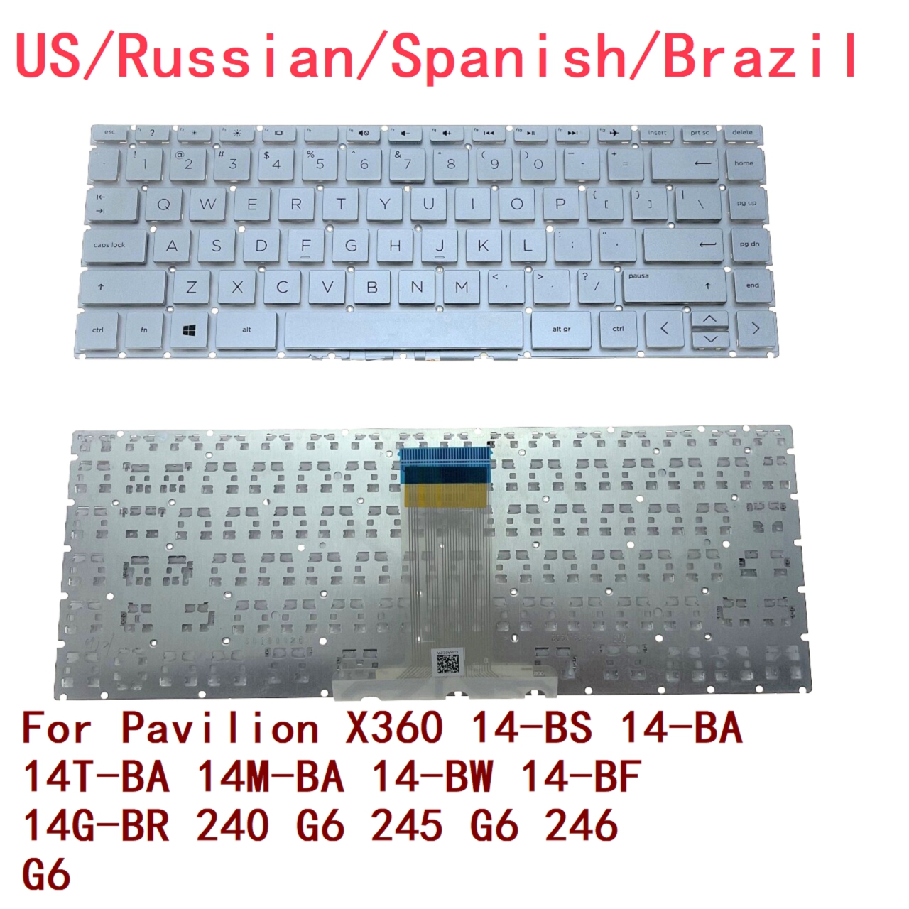 US RU SP BR Backlit Keyboard F - Gaming Keyboard E Yooso reseña y precio