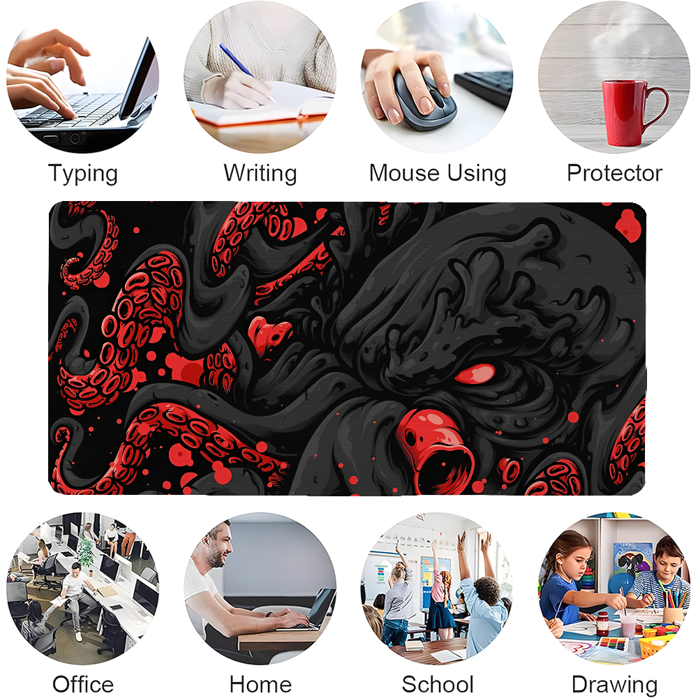 Octopus Monster Mousepad Large - Gaming Keyboard Nearby reseña y precio