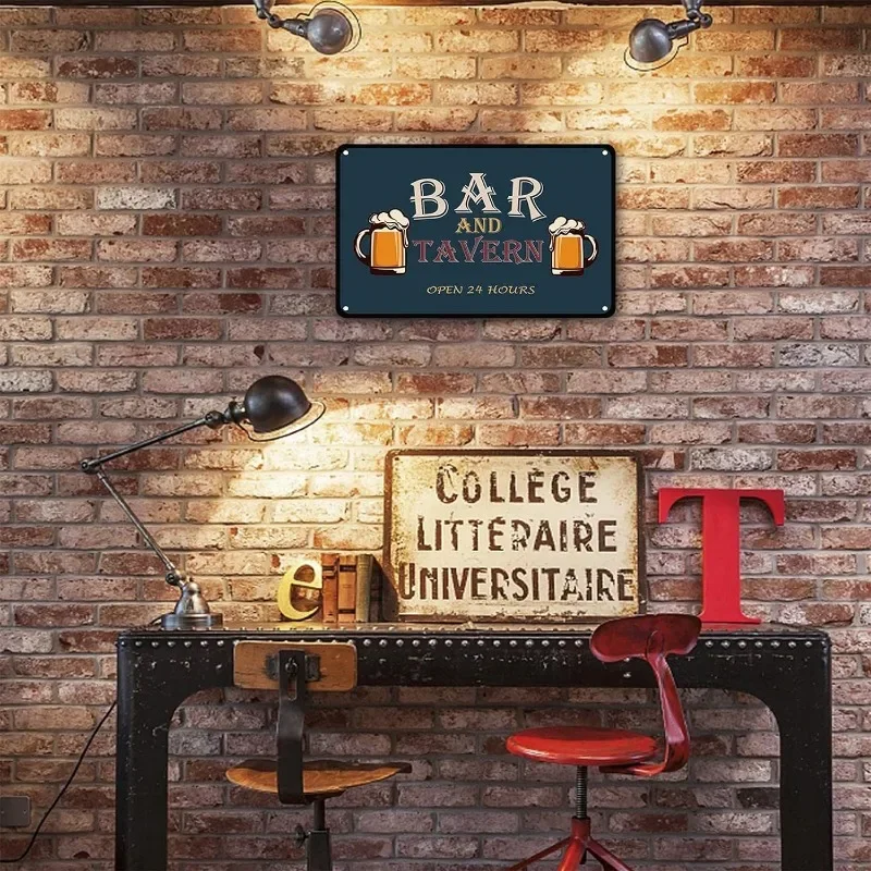 Metal Tin Poster Beer Metal Si - Brass Weight Plate reseña y precio