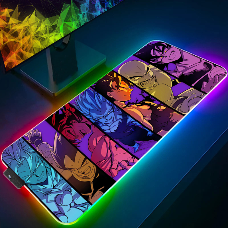 LED Mouse pad Dragon Ball Comp - Gaming Keyboard Nearby reseña y precio