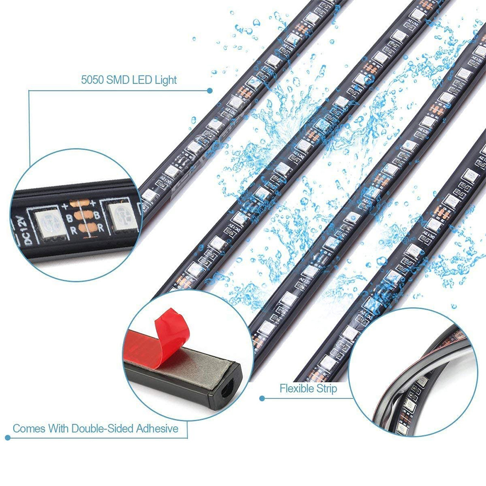 Neon LED Car Bottom Underglow  - Rgb Underglow Strip reseña y precio