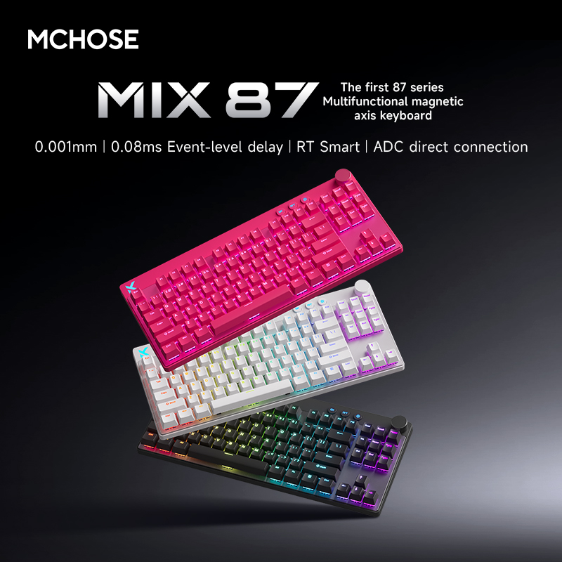 MCHOSE MIX87 Magnetic Switch M - Gaming Keyboard Expensive reseña y precio