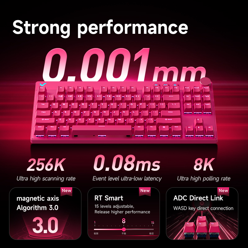MCHOSE MIX87 Magnetic Switch M - Gaming Keyboard Expensive reseña y precio