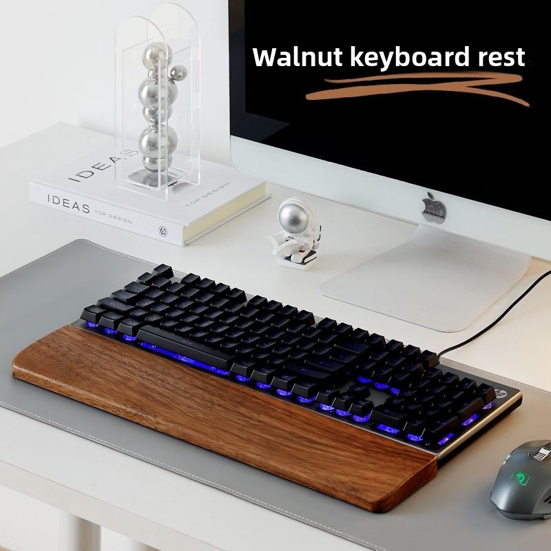 Solid Wood Keyboard Palm Rest  - Gaming Keyboard Mouse Combo reseña y precio