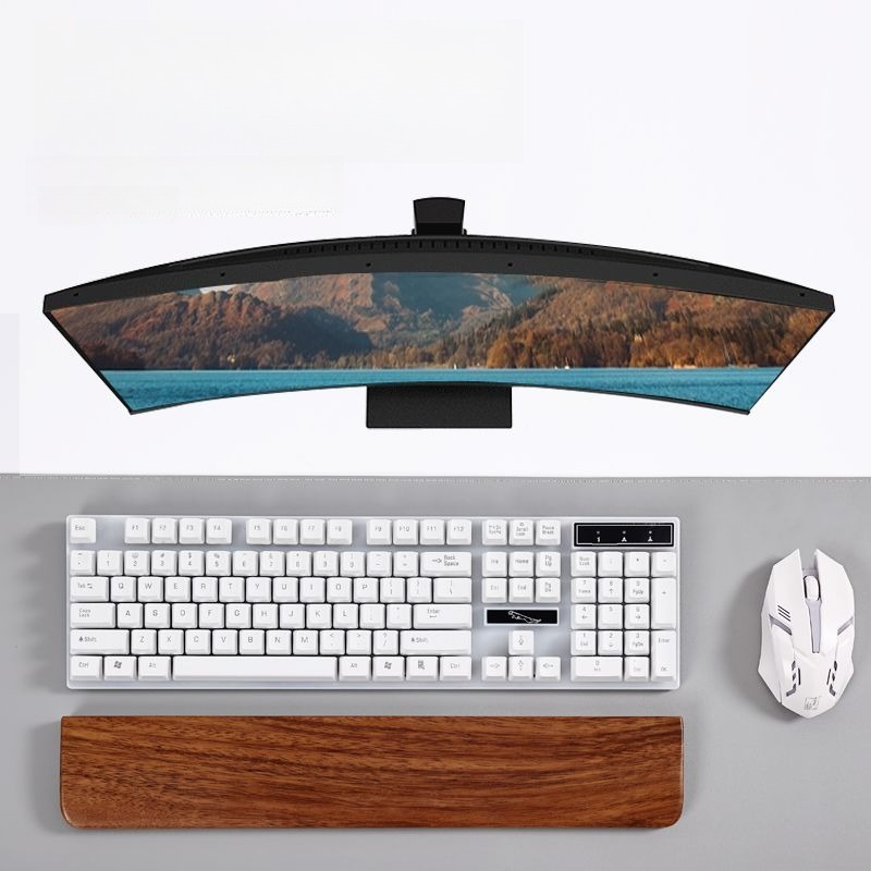 Solid Wood Keyboard Palm Rest  - Gaming Keyboard Mouse Combo reseña y precio