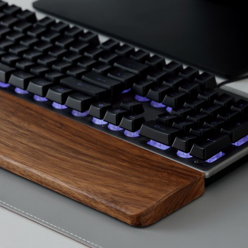 Solid Wood Keyboard Palm Rest  - Gaming Keyboard Mouse Combo reseña y precio