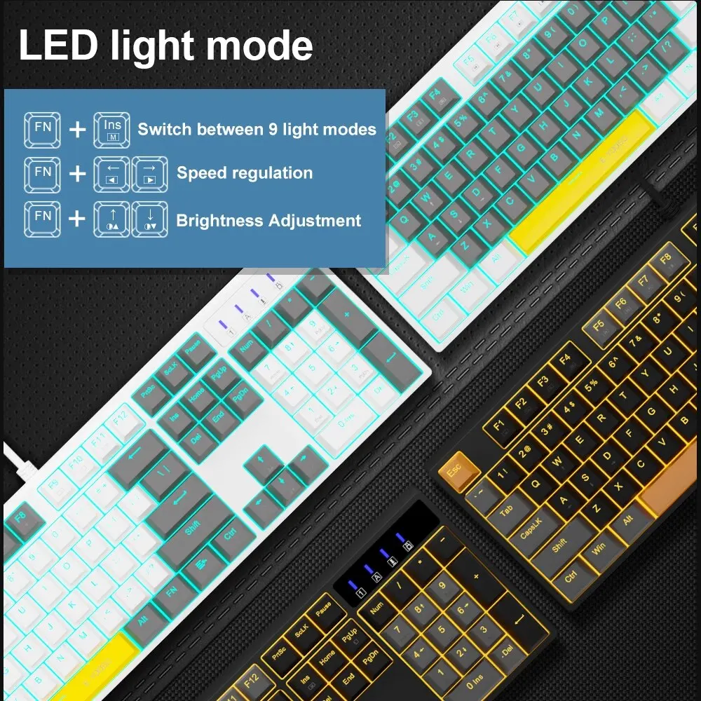 E-YOOSO Z14 USB Mechanical Gam - Gaming Keyboard E Yooso reseña y precio