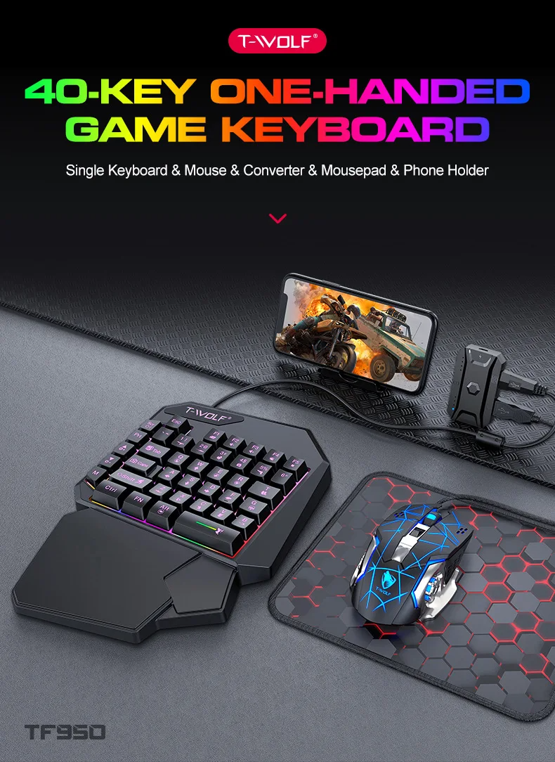 Kit Mobilador Gamer Kit Gaming - Gaming Keyboard 1 Hand reseña y precio
