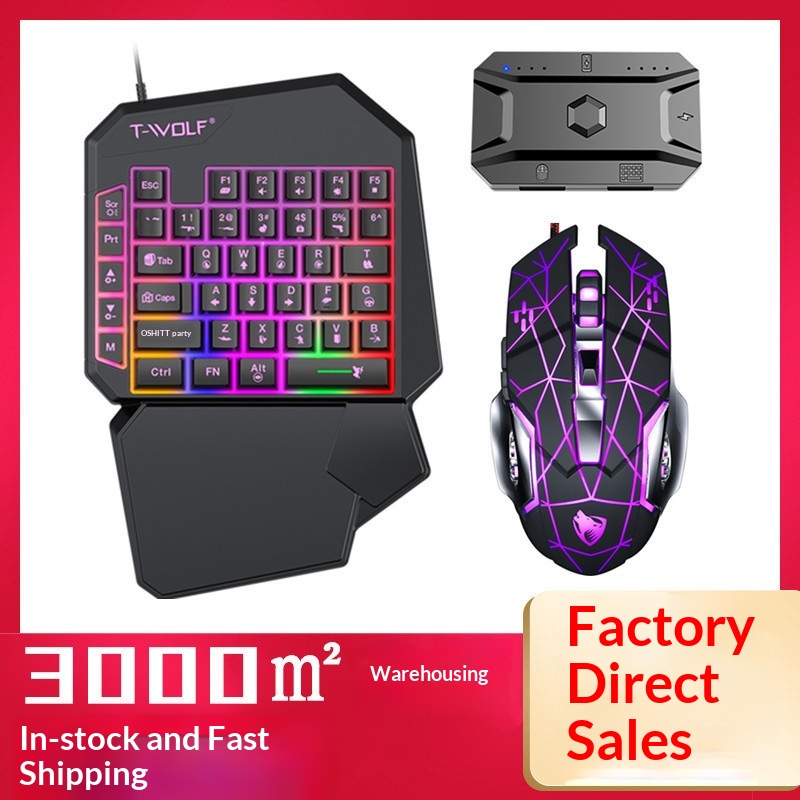 T-Wolf Tf950 5 In 1 One Handed - Gaming Keyboard 1 Hand reseña y precio