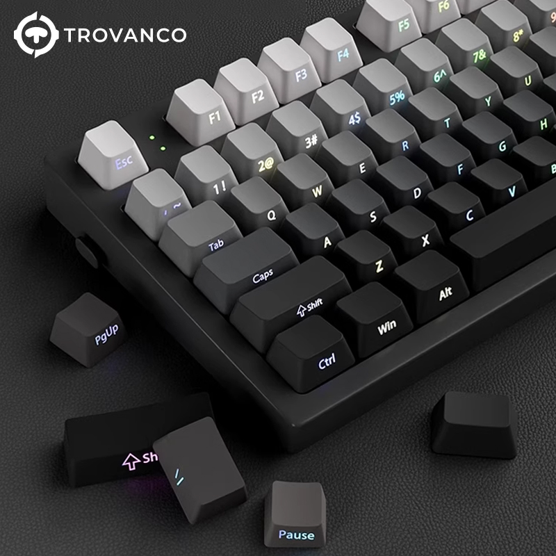 130 keys Gradient Keycaps Side - Gaming Keyboard Typewriter reseña y precio