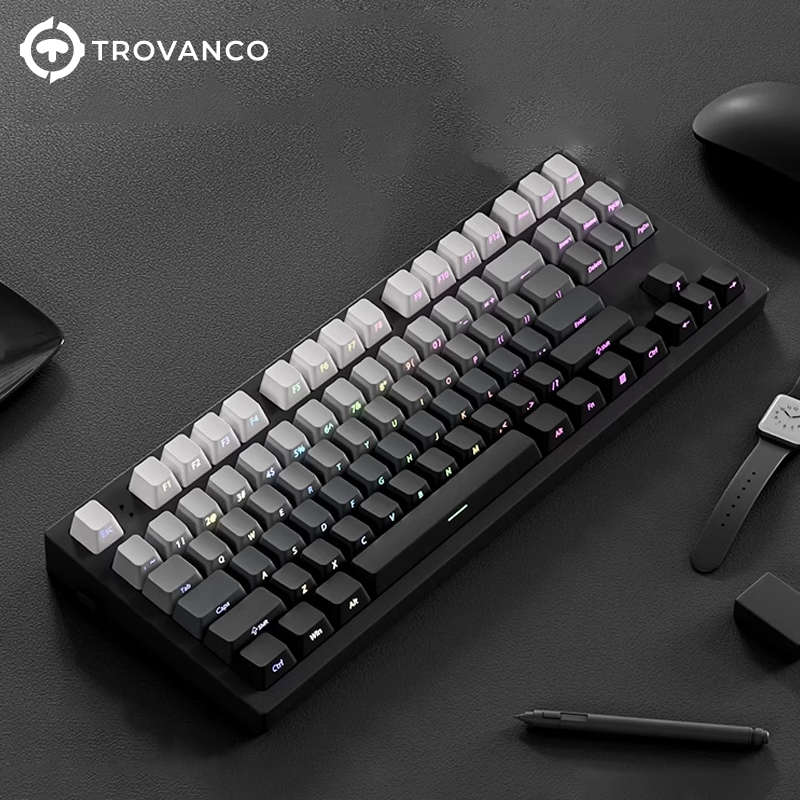 130 keys Gradient Keycaps Side - Gaming Keyboard Typewriter reseña y precio