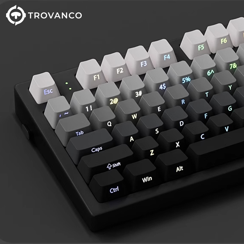 130 keys Gradient Keycaps Side - Gaming Keyboard Typewriter reseña y precio