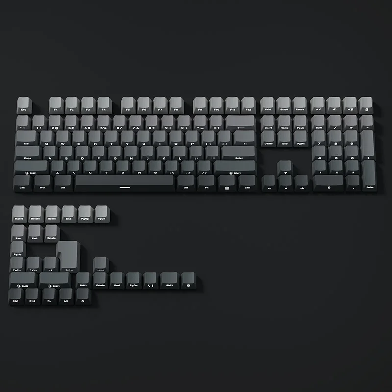 130 keys Gradient Keycaps Side - Gaming Keyboard Typewriter reseña y precio