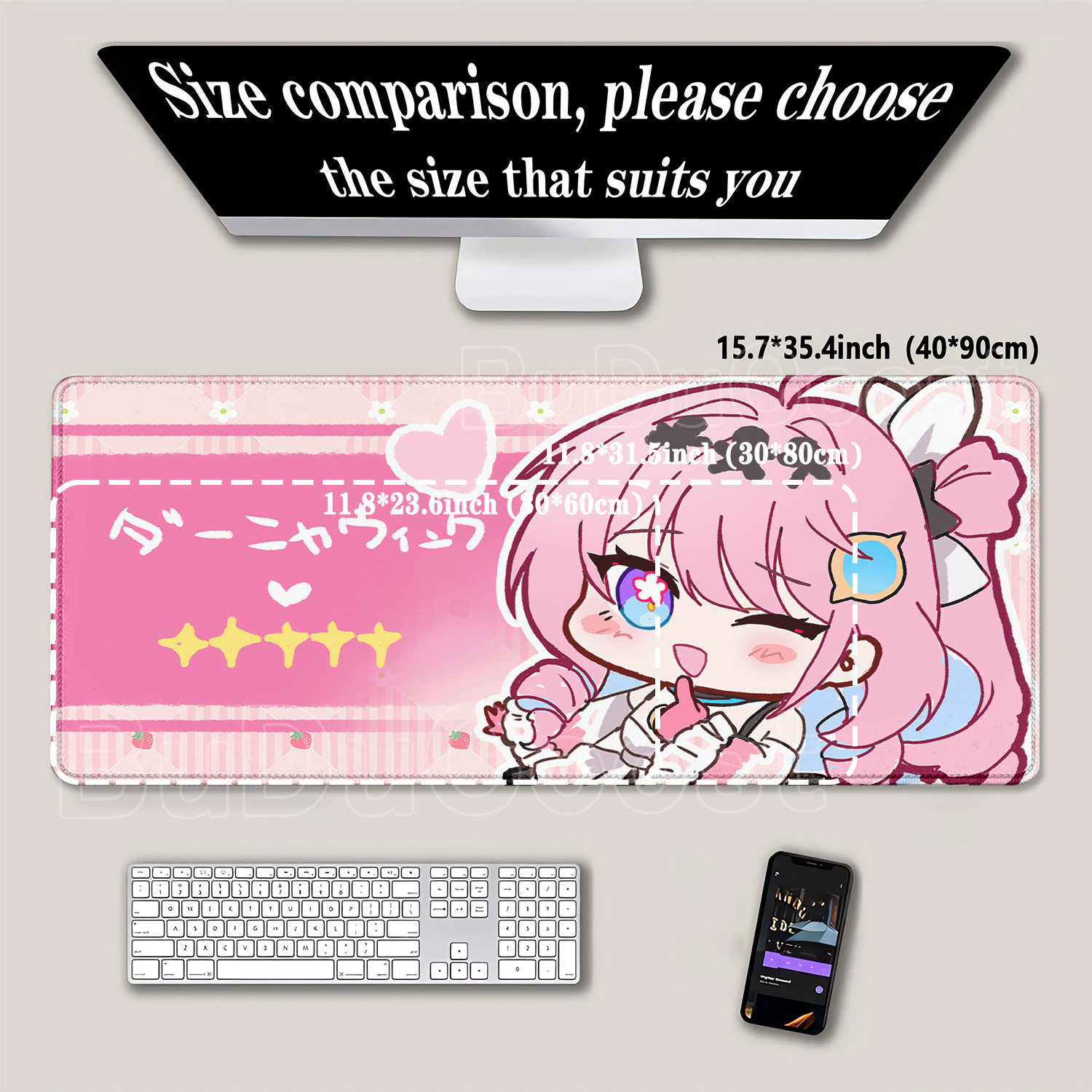 Gaming Mousepad Denia Wutherin - Gaming Keyboard Typewriter reseña y precio