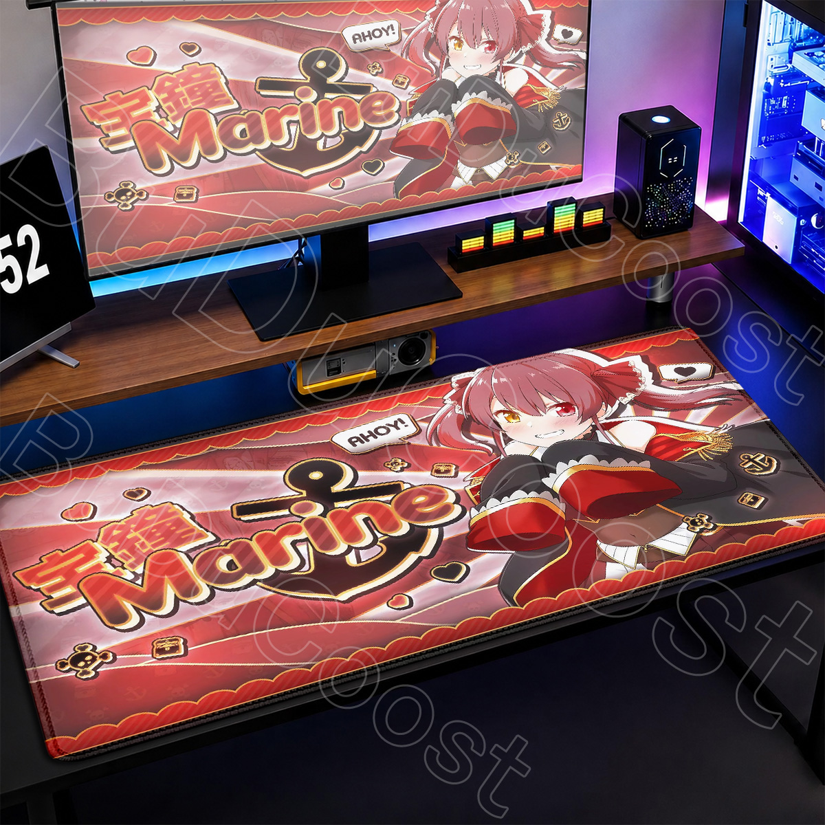 Hololive Cute Girl Houshou Mar - Gaming Keyboard Typewriter reseña y precio