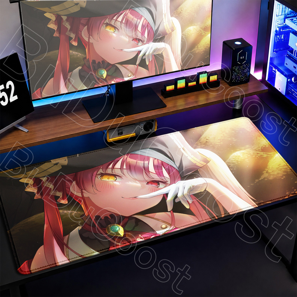 Hololive Cute Girl Houshou Mar - Gaming Keyboard Typewriter reseña y precio