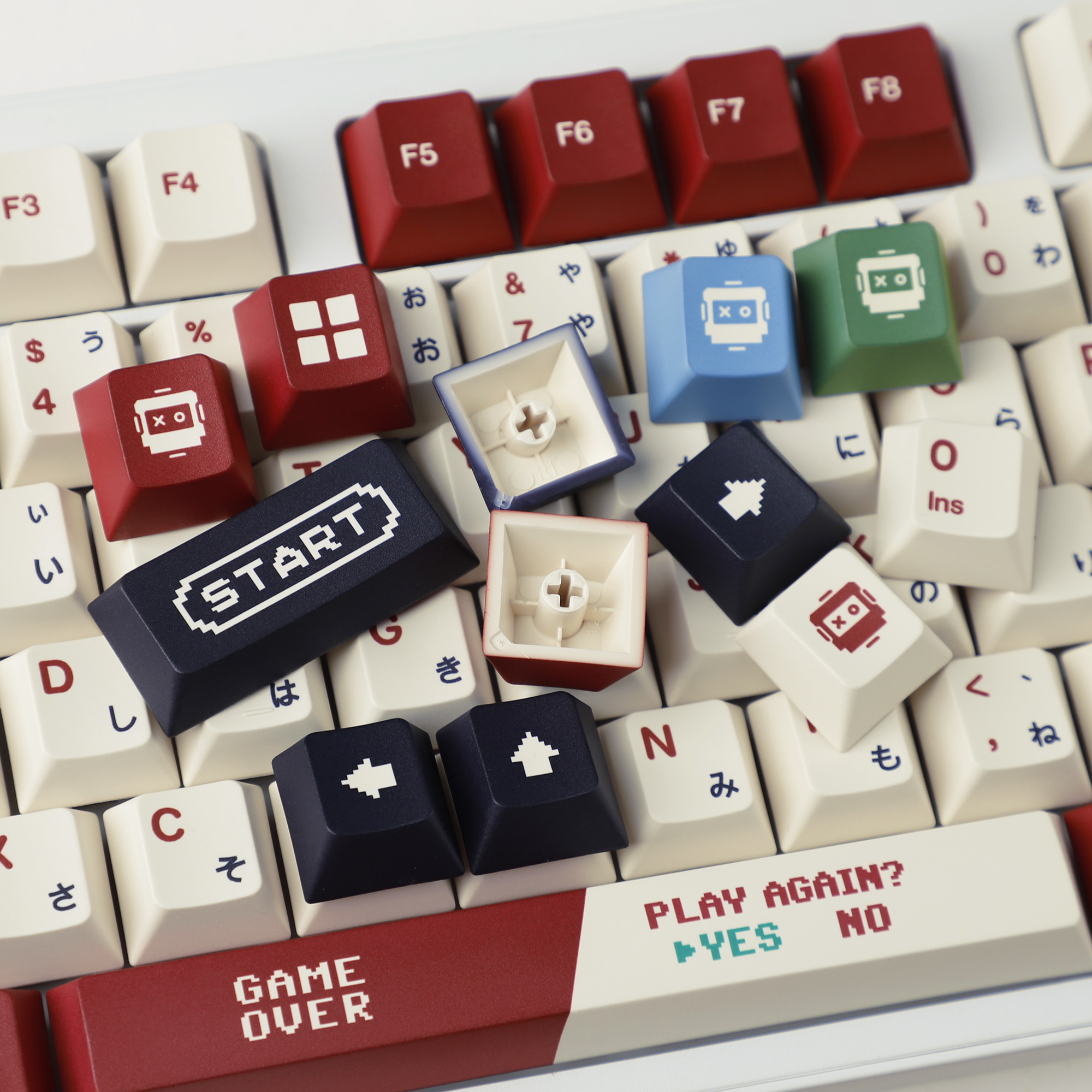 Gameboy Retro Red Beige Dye Su - Gaming Keyboard Tkl reseña y precio